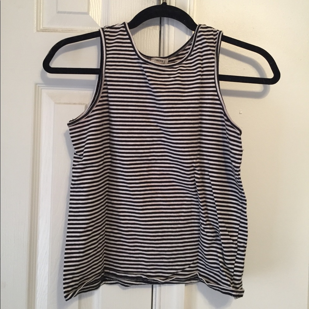 Forever 21 GIRLS striped tank
